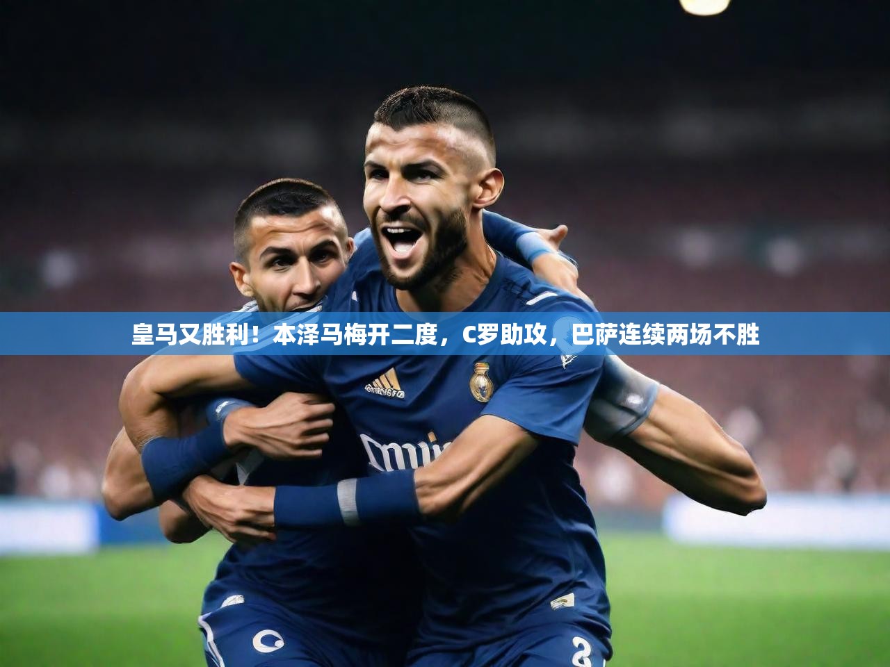 2025 迈博体育注册皇马又胜利！本泽马梅开二度，C罗助攻，巴萨连续两场不胜